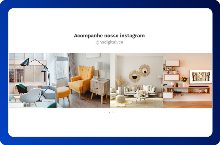 Demonstração: Instagram na Home