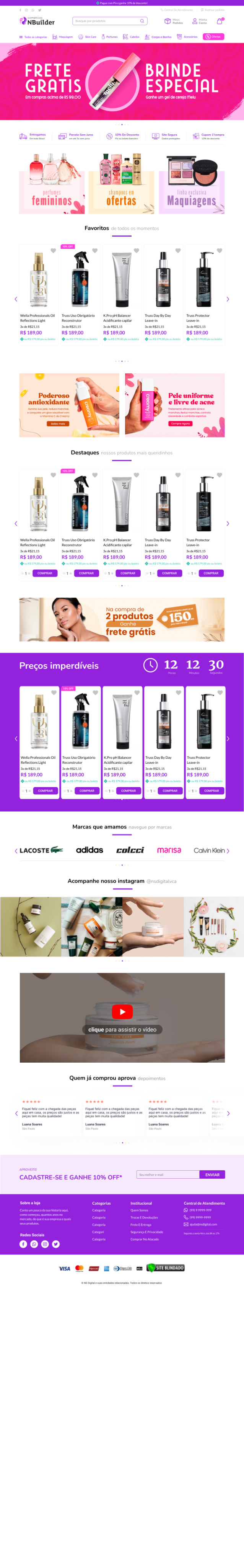 Cosméticos e Perfumaria